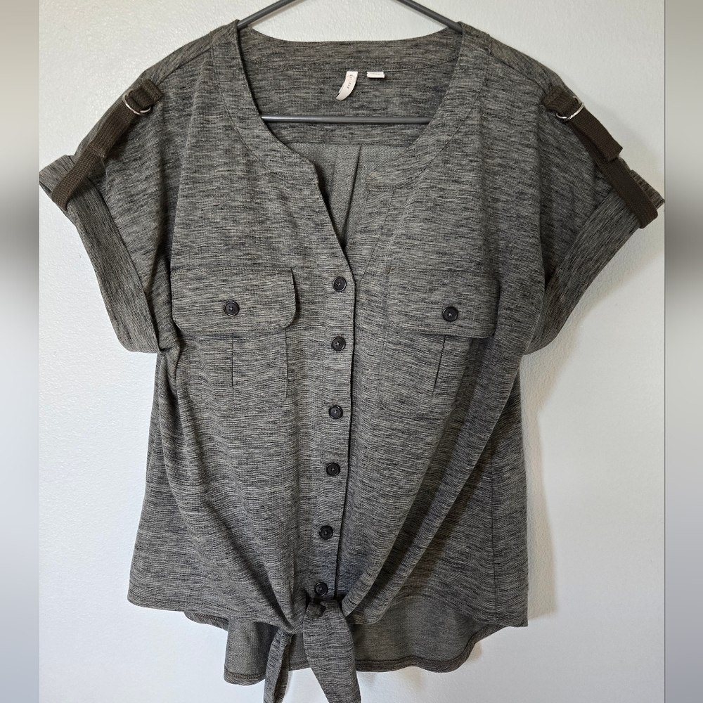 Est. 1946 Marled Green Top Size Large